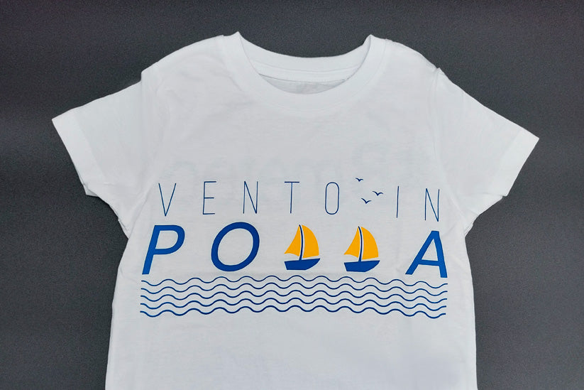 T-shirt Bambino "Vento in poppa"